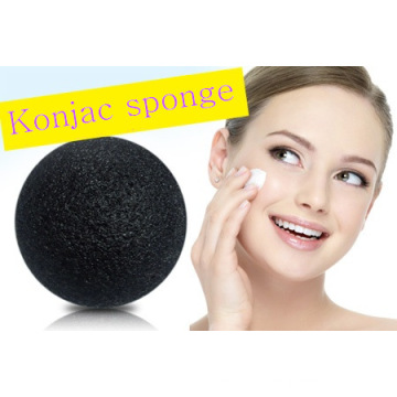 Best Seller Konjac Sponge Charcoal Bamboo Facail Konjac Sponge na Amazon